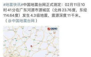 地震网最新消息刚刚