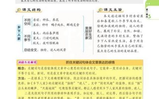 四年级下册语文书有鬼