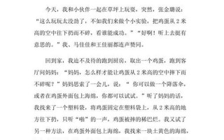 不要塞了已经二十个鸡蛋了作文