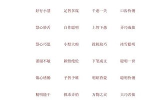 描写人物表情的四字词语