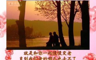 我能想到最浪漫的事就是和你一起慢慢变老