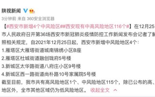 西安疫情最新通报
