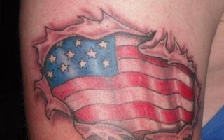 纹身纹国旗犯法吗