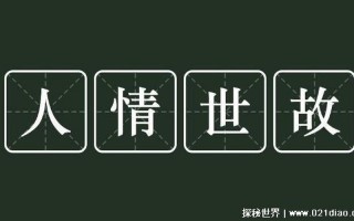 人情世故是什么意思