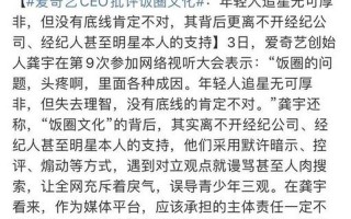 饭圈文化为什么恶心