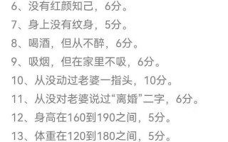 好男人的标准是什么