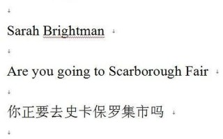 斯卡布罗集市歌词