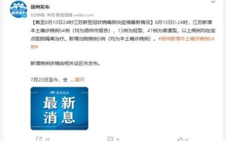 扬州目前最新疫情