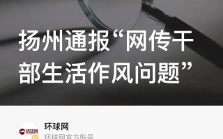 扬州12名干部被处理