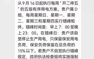 2021年全国限电通知