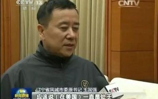 凤城市委书记王国强