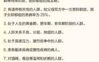 开始抑郁的十种表现