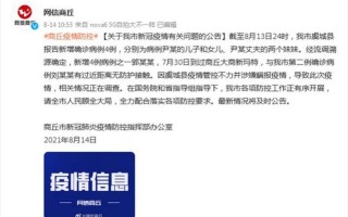 商丘新增本土确诊