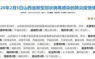 晋中疫情最新消息今天