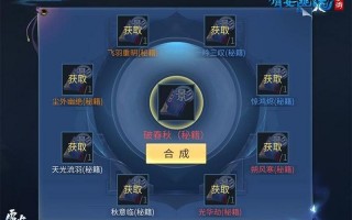 倩女幽魂技能书合成