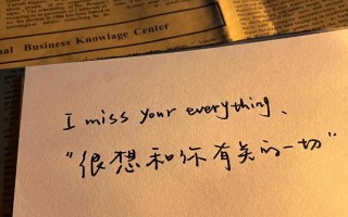 i miss you 是什么意思