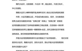 大运河起止点和终止点