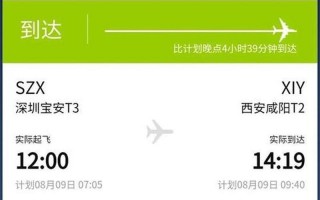 深圳航空机票查询