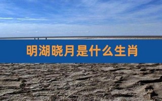 明湖晓月是什么意思