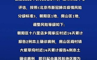 北京高风险地区名单