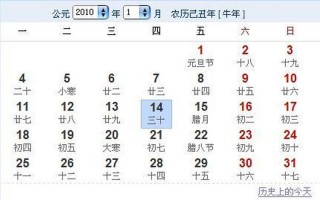 2010年是农历什么年