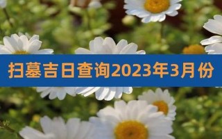 2023上坟更佳日期表