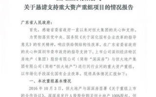 中央对恒大的最新批示