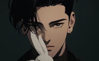 男生摸和咬小兔兔