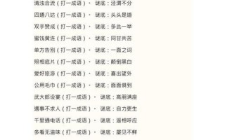 双手赞成打一成语答案