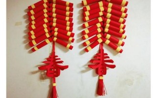 鞭炮手工 *** 串鞭炮