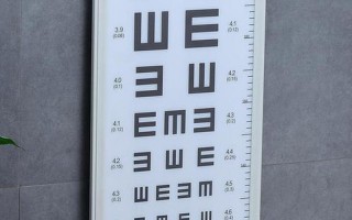 为什么标准视力表要用e
