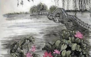 四面荷花三面柳的下一句