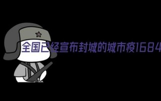 全国已经宣布封城的城市