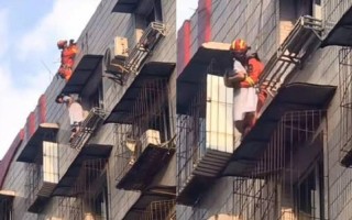 安徽一消防员为救轻生女子双双坠楼