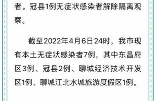 聊城疫情最新消息今天新增
